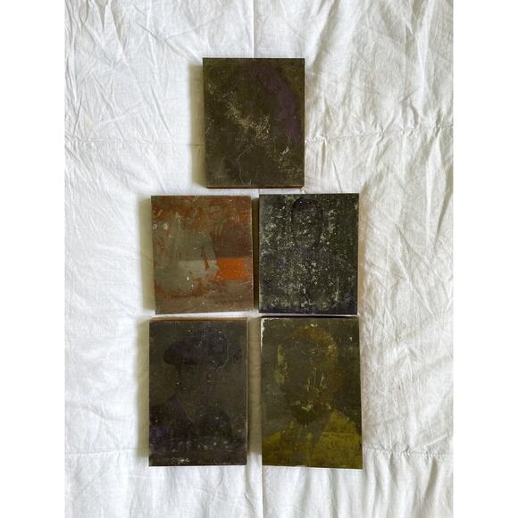 5x Orig. Eastern Kentucky Local Newspaper Printing Plates Rare, Vintage, HTF!